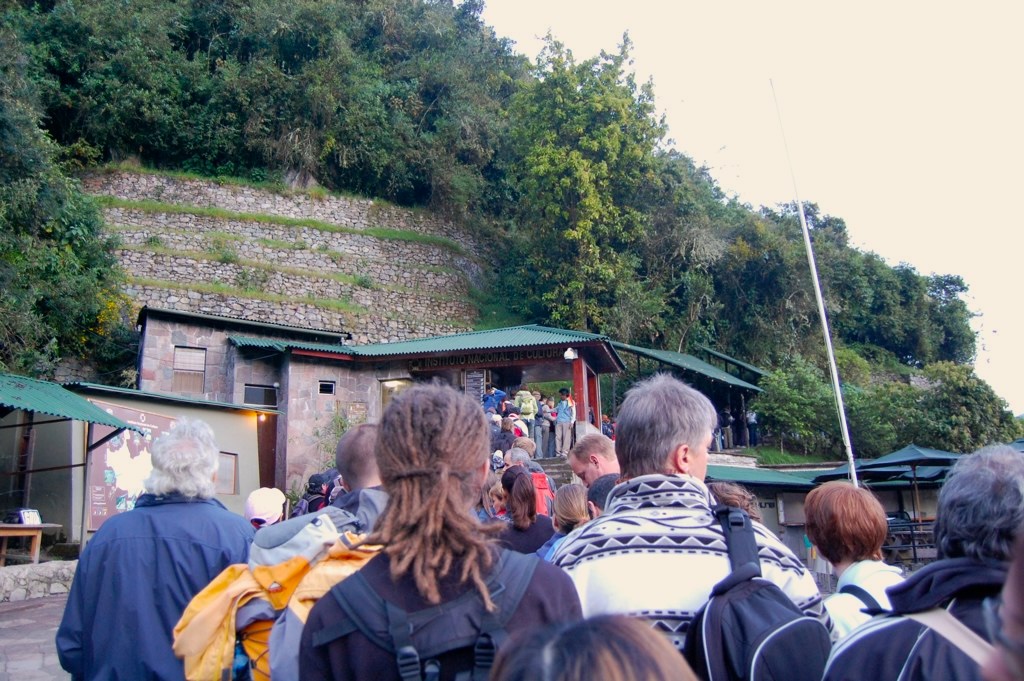 Entrance Gate Machu Picchu