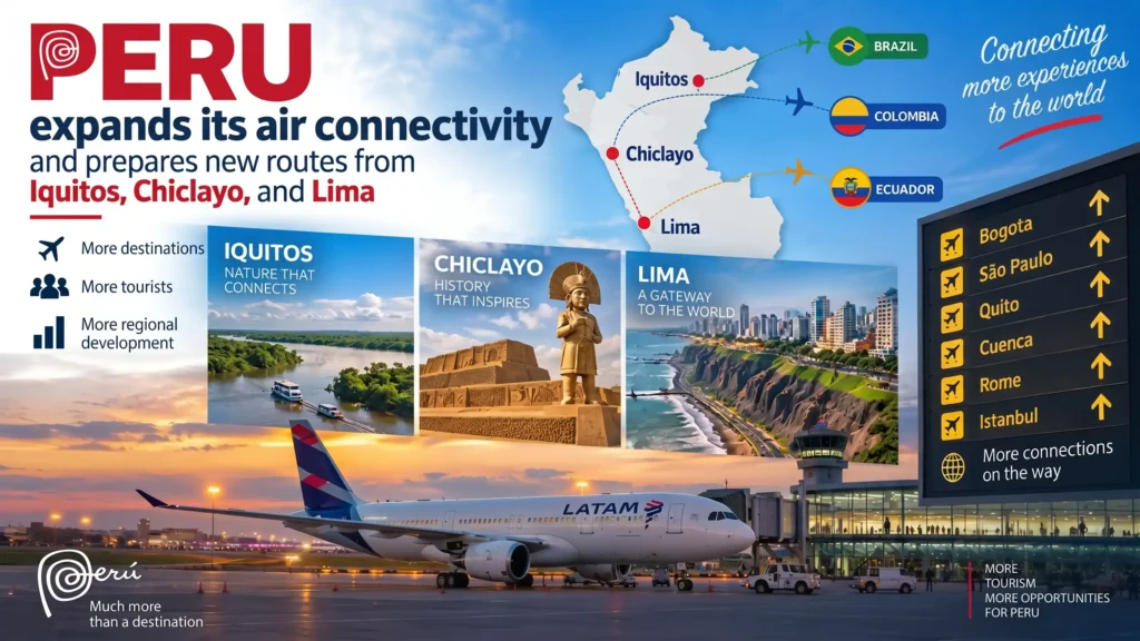Mincetur Promotes New Air Routes in Peru